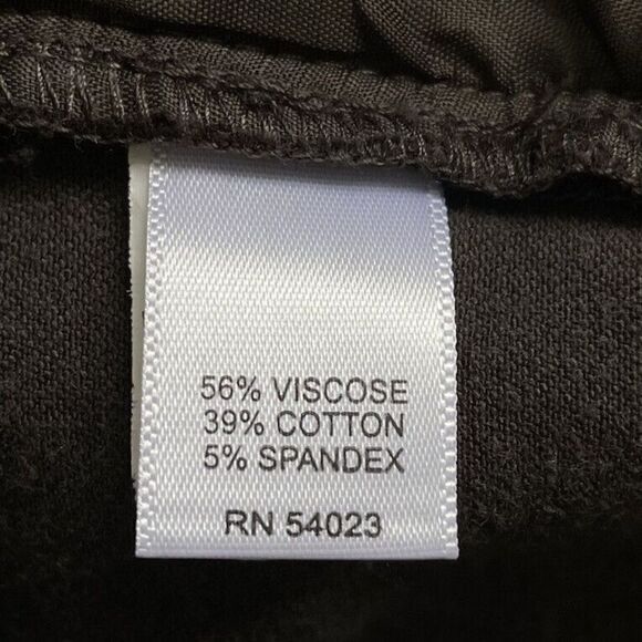 BANANA REPUBLIC Pants Women 2 Skinny Brown 8" Rise Riding Viscose-Cotton Stretch - Picture 8 of 9